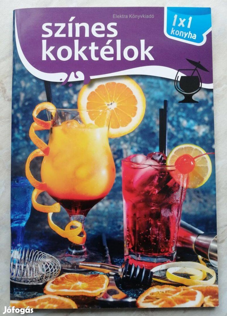 Színes koktélok koktéloskönyv