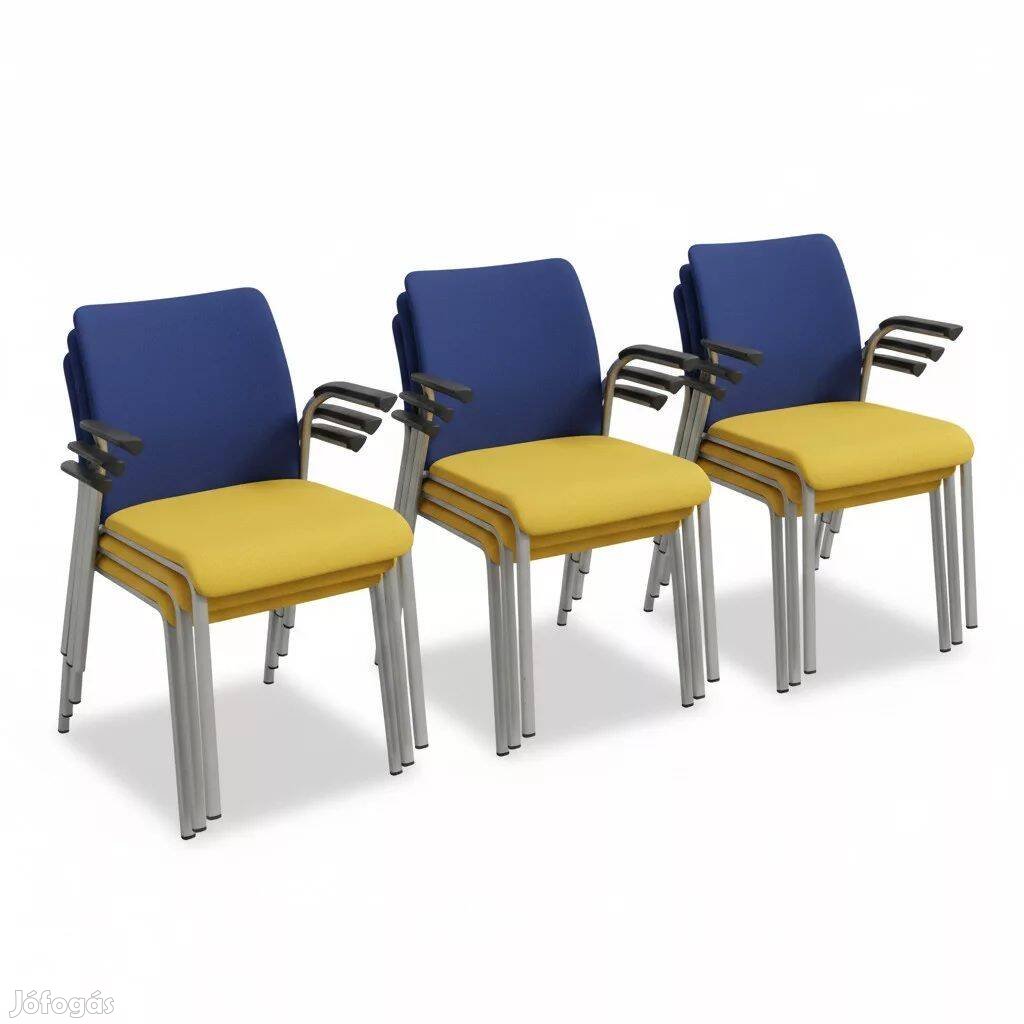 Színes konferencia szék, tárgyalószék, Steelcase - használt