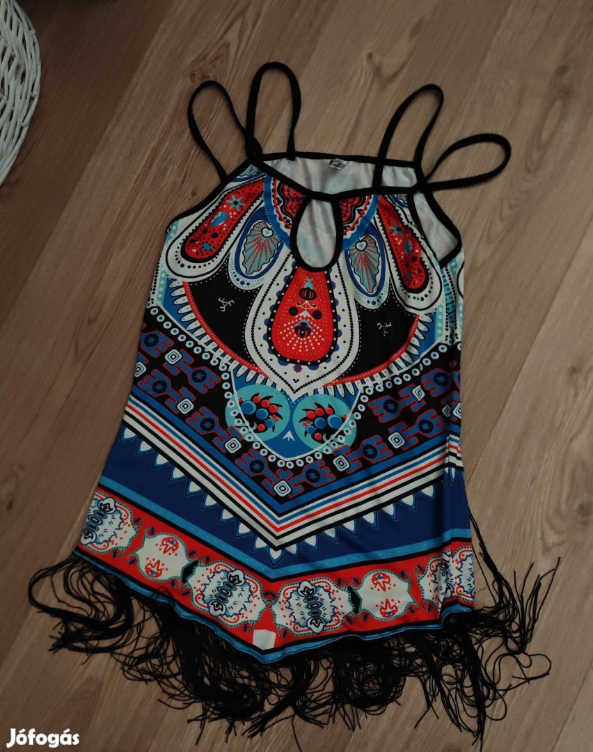 Színes női tunika ruha M