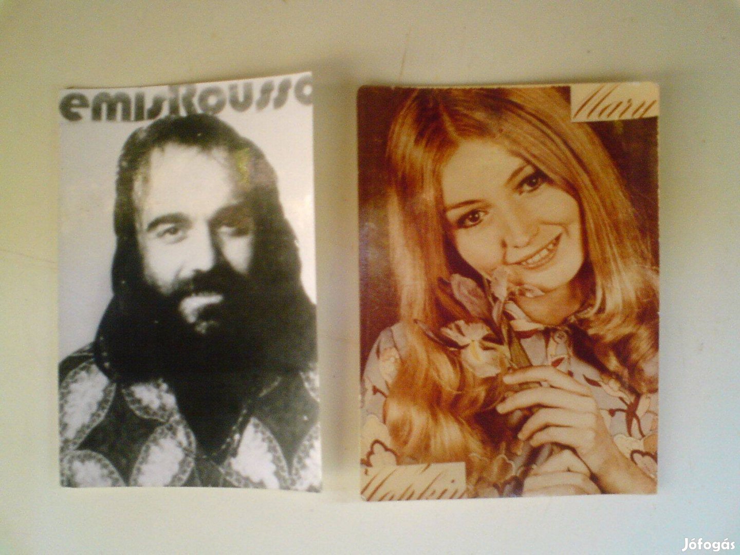 Színész, énekes fotók - Trafik képek - Demis Roussos és Mary Hopkin én