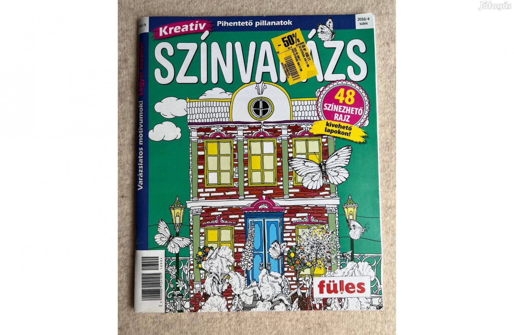 Színező - Kreatív színvarázs 2016/4. Füles - Új