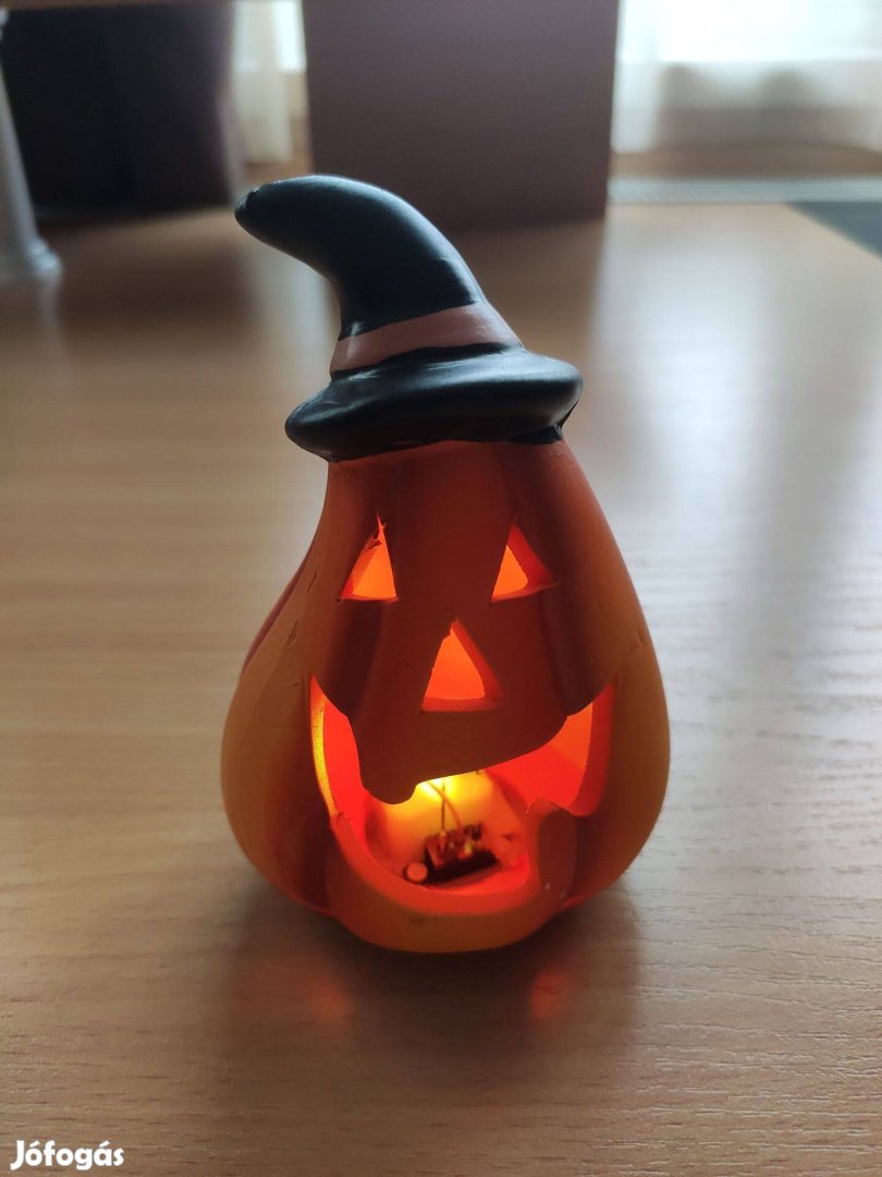 Színjátszós Halloween tök lámpás