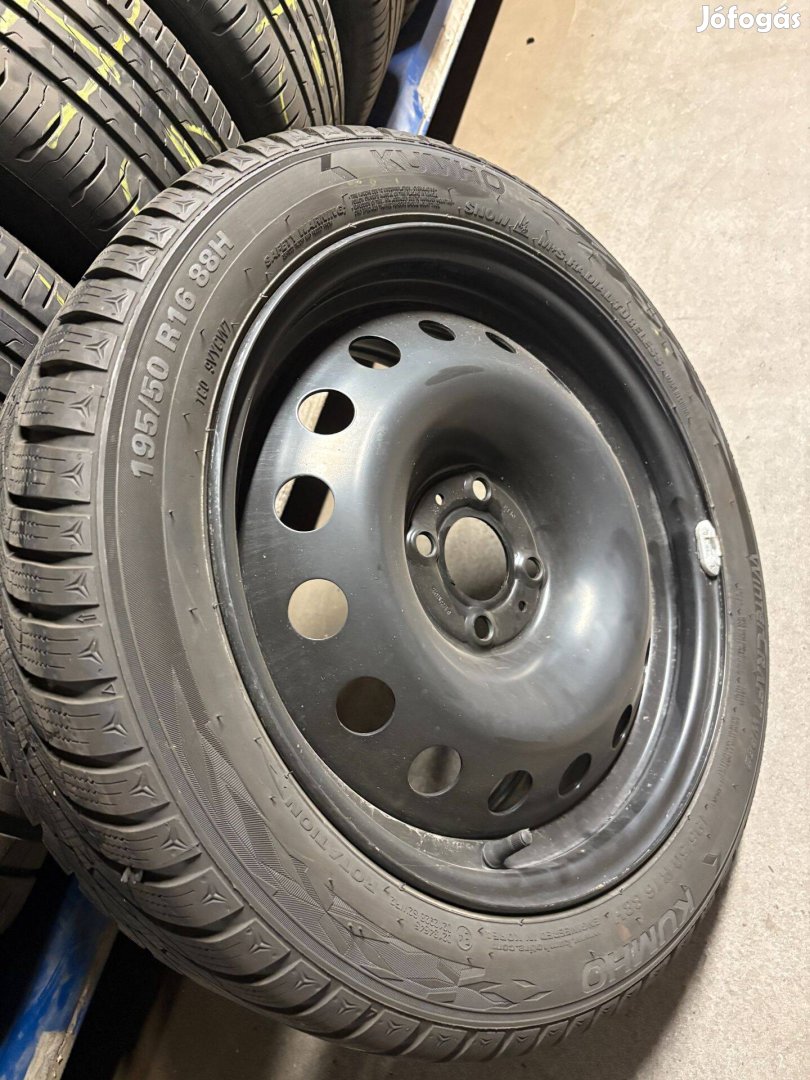 Szinte Új komplett téli kerék garnitúra (195/50R16)