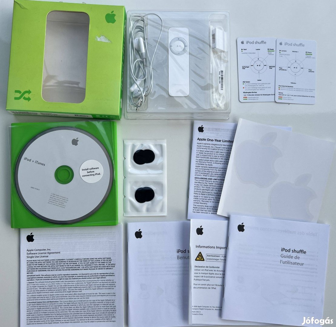 Szinte új Nagyon Ritka Apple Ipod Shuffle 1st dobozában