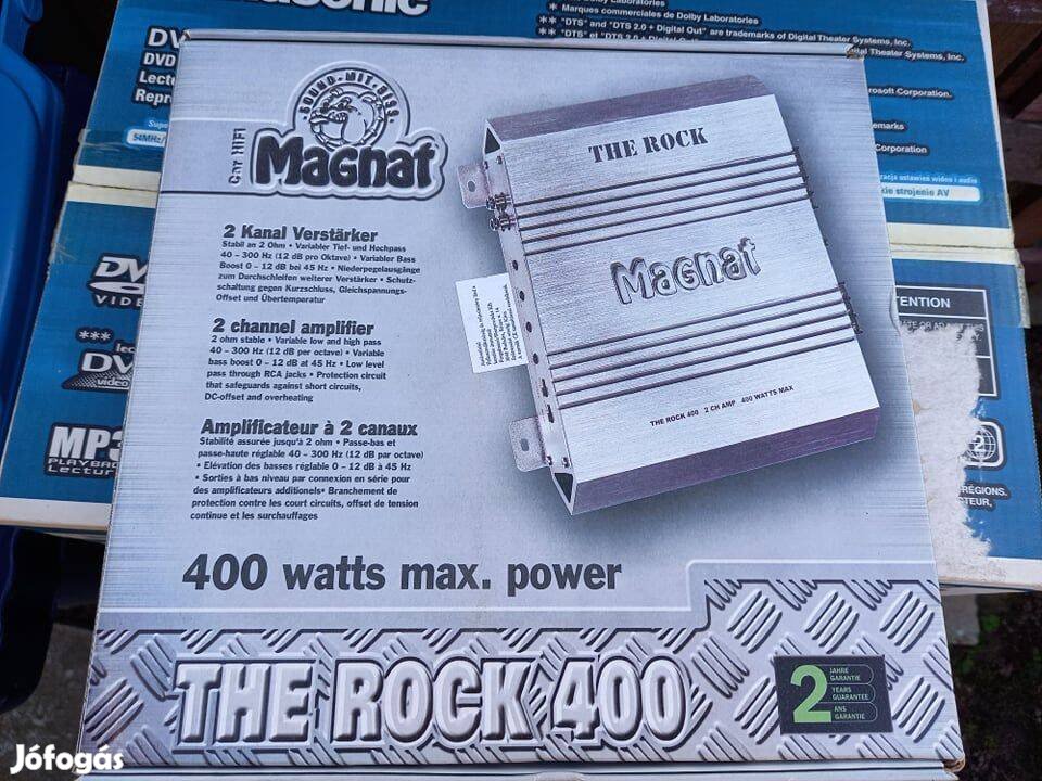 Szinte új! Magnat The Rock 400 autós erősítő eladó vagy csere