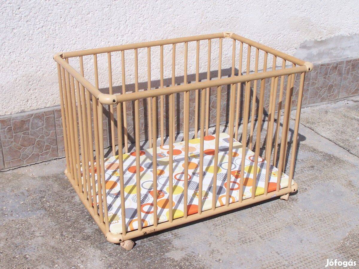 Szinte új Félár Geuther gurulós babaágy kiságy járóka baba