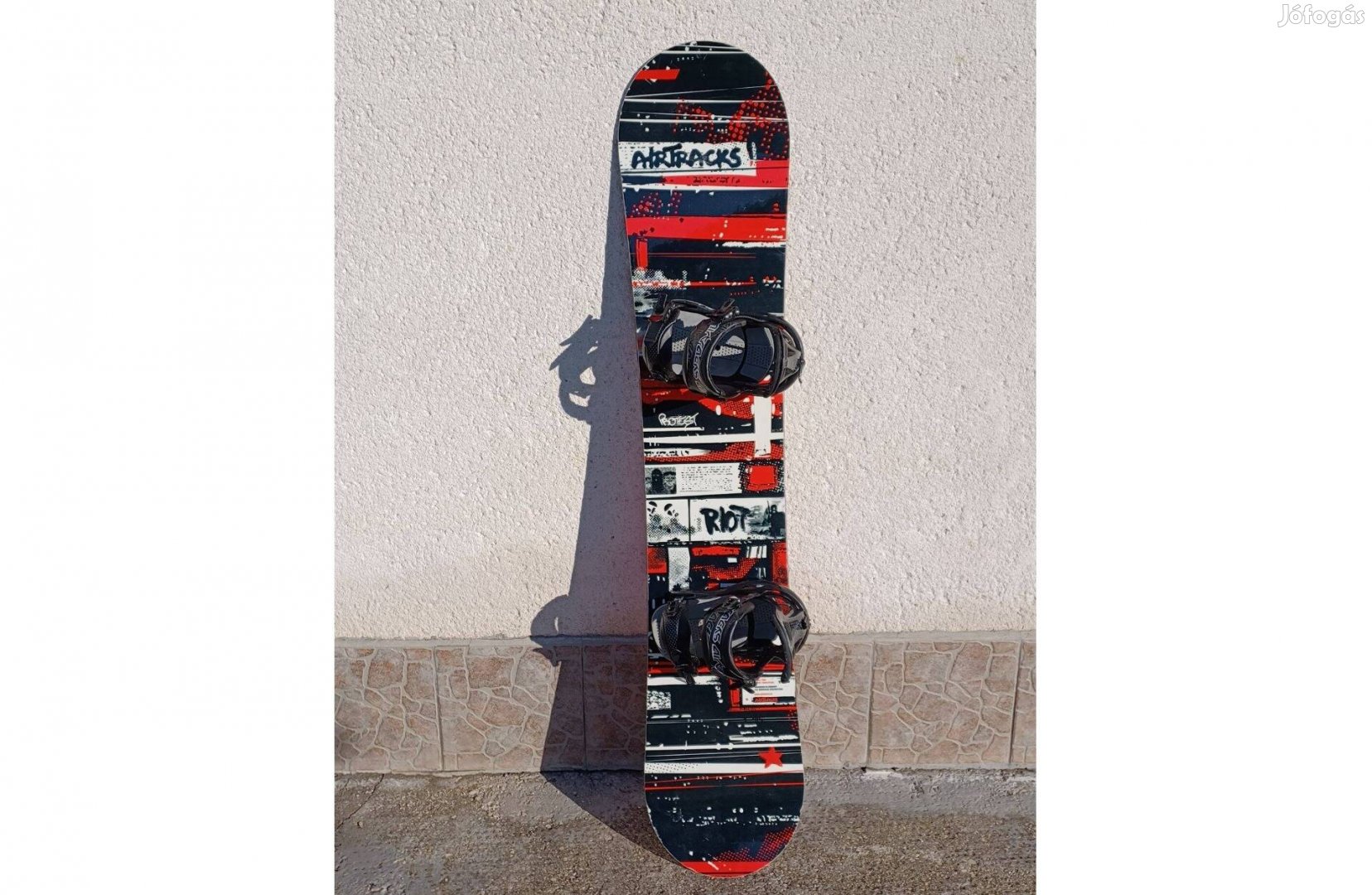 Szinte új!! Féláron!! Airtracks Riot 153 cm freestyle snowboard deszka