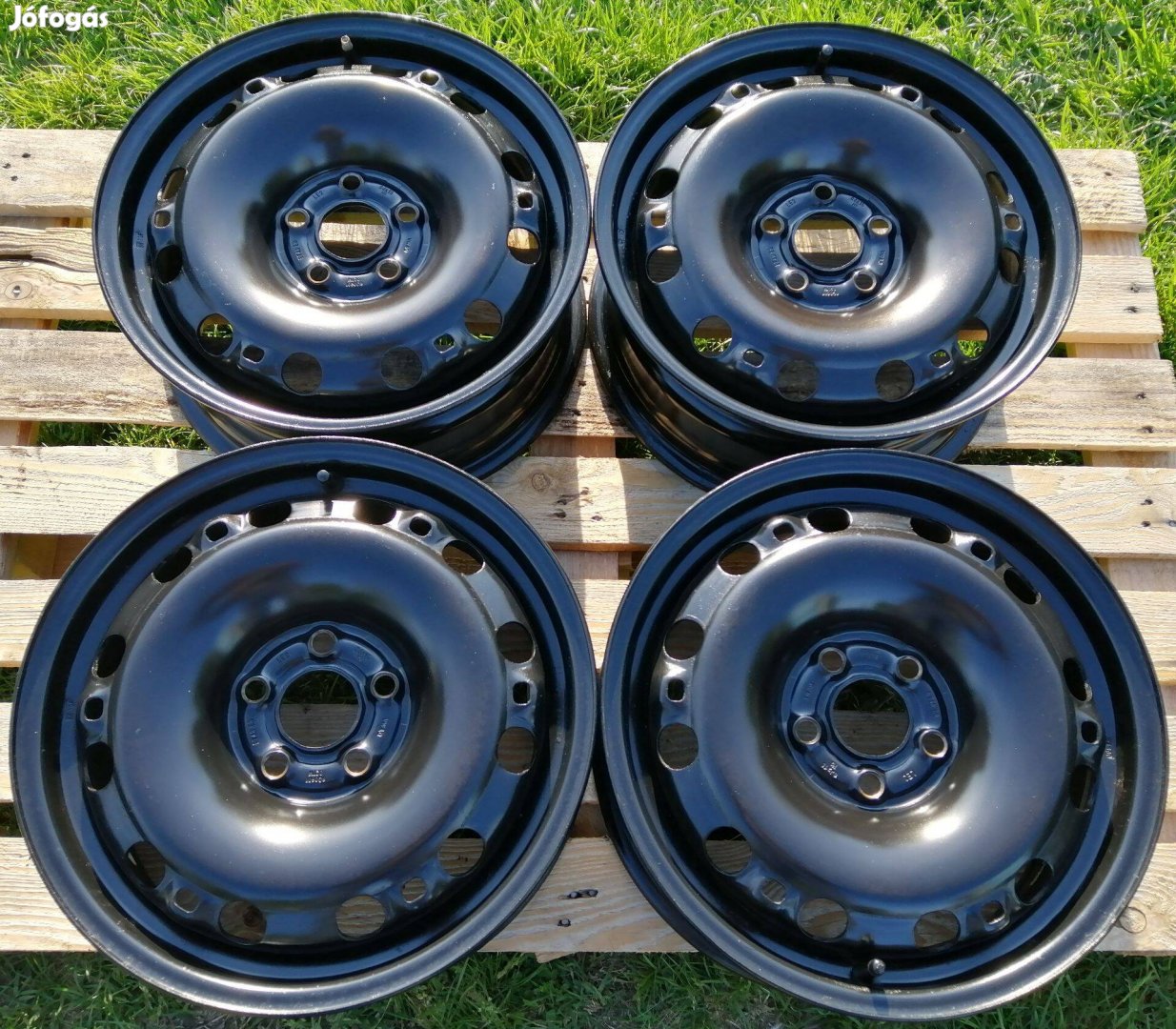 Szinte új gyári 5x112 R15 VW SEAT Skoda AUDI 15" felni 2 szett is!