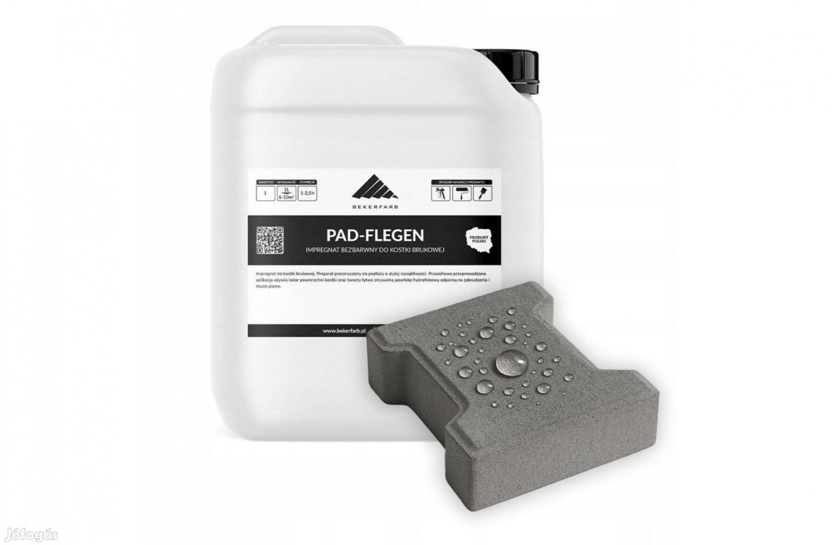 Színtelen, víztaszító impregnálószer burkolókövekhez és betonhoz 1L