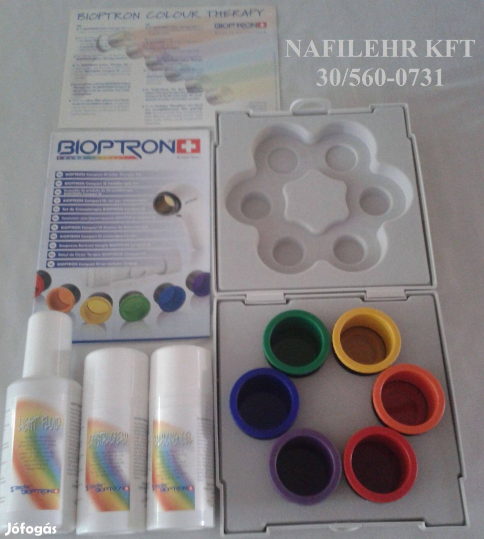 Színterápia színlencsék Bioptron Compact lámpához,