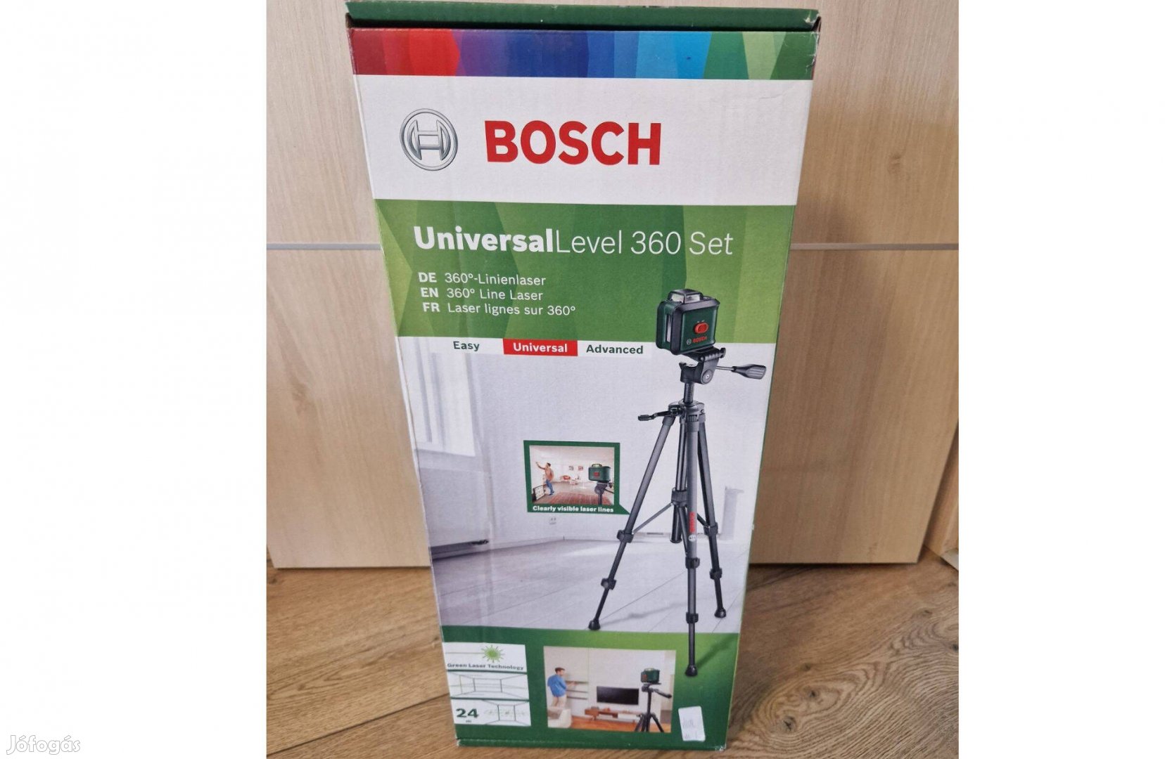 Szintezölézer Bosch 360° kombinált készlet 1xhasznált/Számla/Garancia