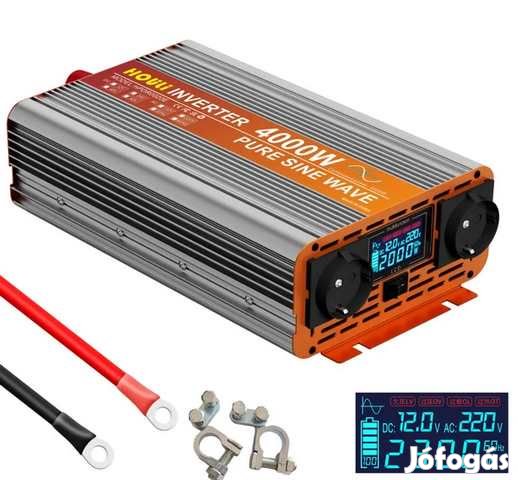 Szinuszos Ultra Fine Power Inverter 4000W 12Volt-220V AE4 (5526)