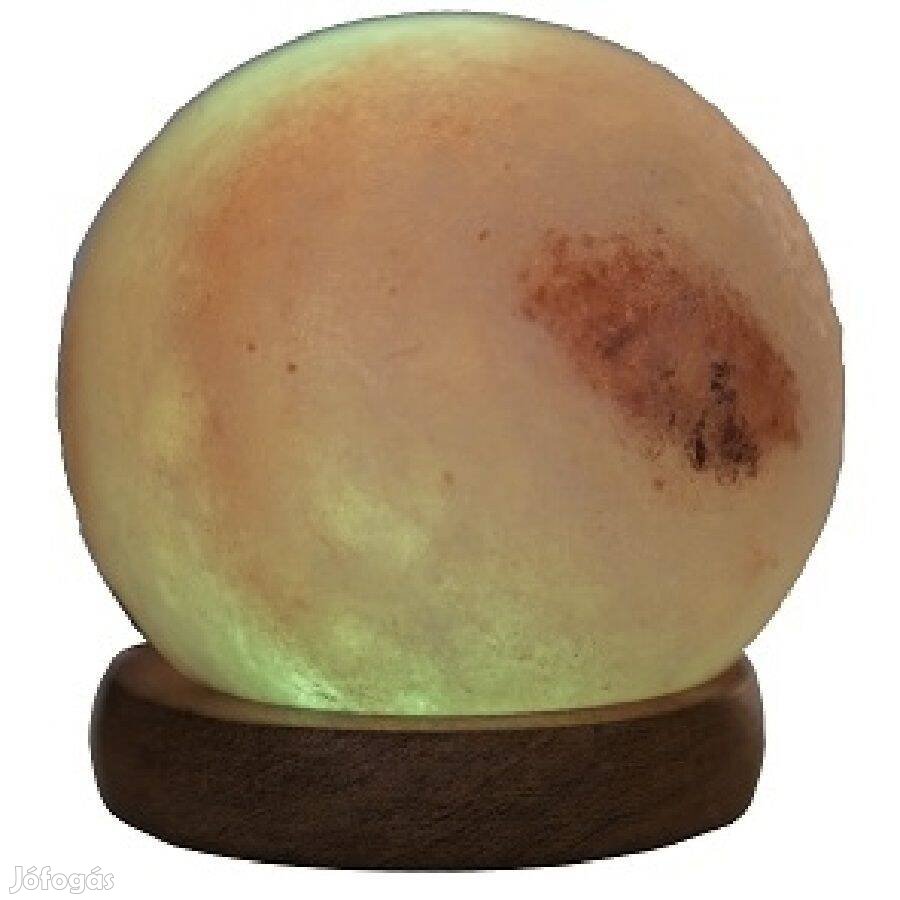 Színváltós USB Himalája hegyi sólámpa - Csiszolt labda alakú