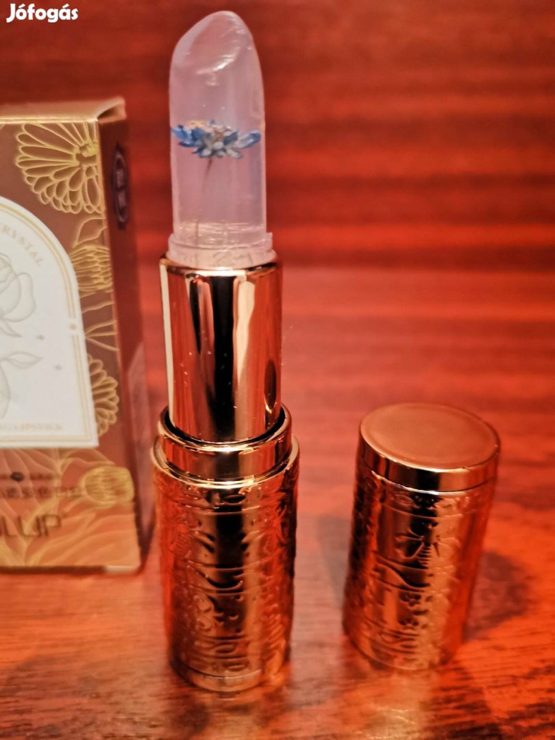 Színváltós zselés rúzs rózsaszín virággal Rózsakönny új,