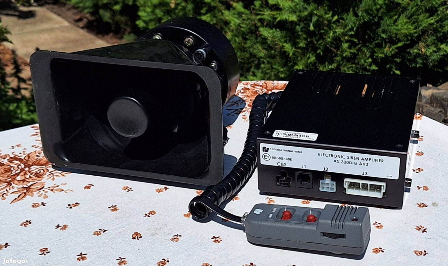Sziréna Federal Signal AS-320 AH3 megkülönböztető jelzés kéklámpa