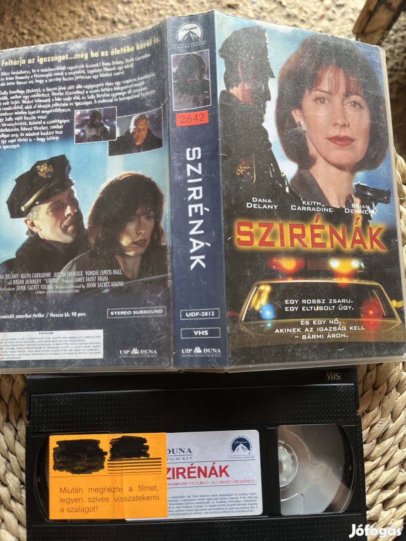 Szirénák vhs kazetta