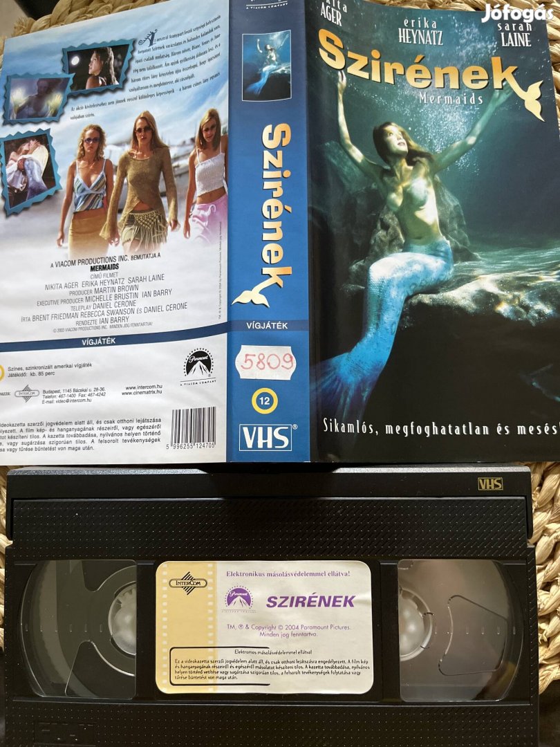 Szirének vhs.  