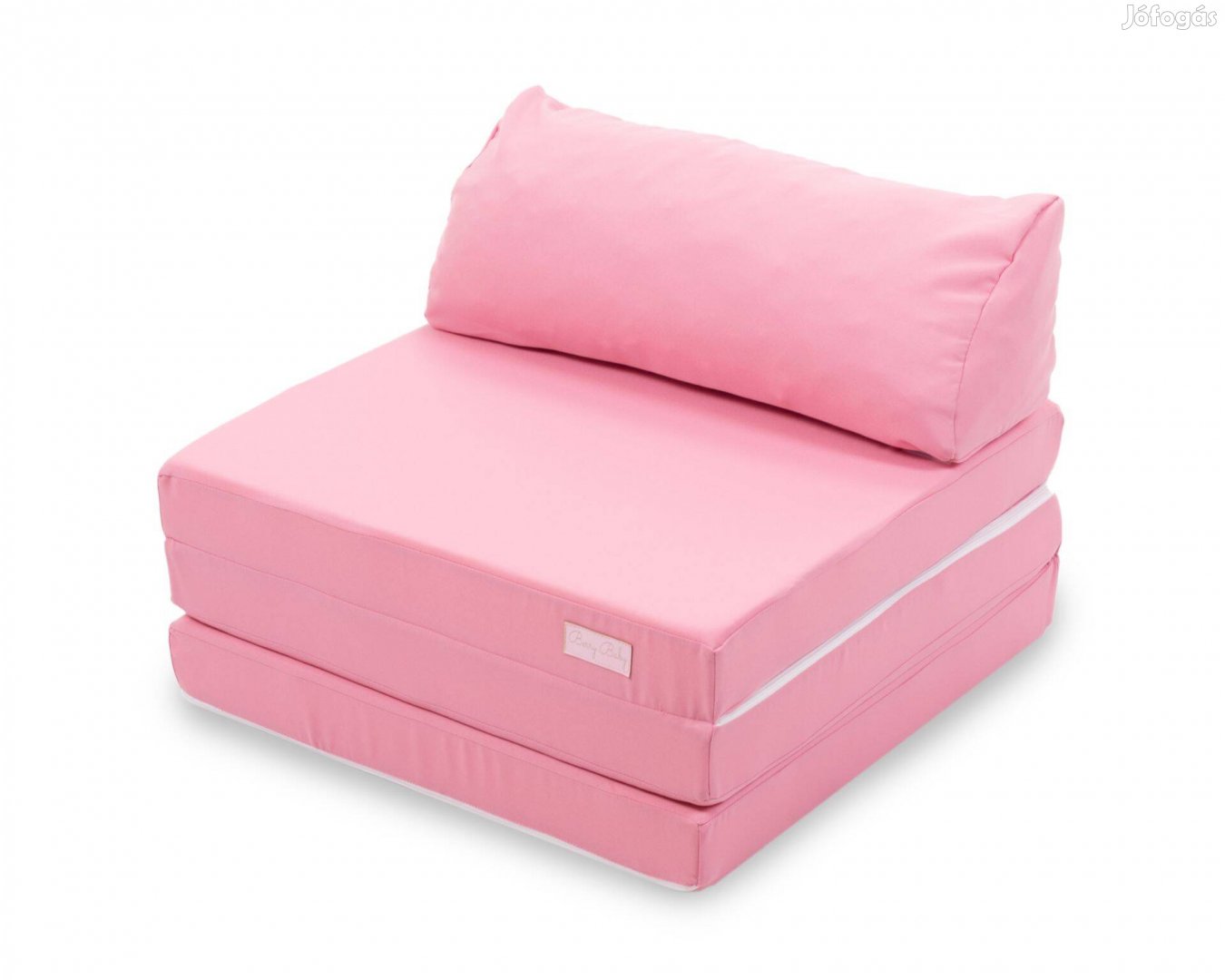 Szivacs fotelágy felnőtt méretben - Púder rózsaszín
