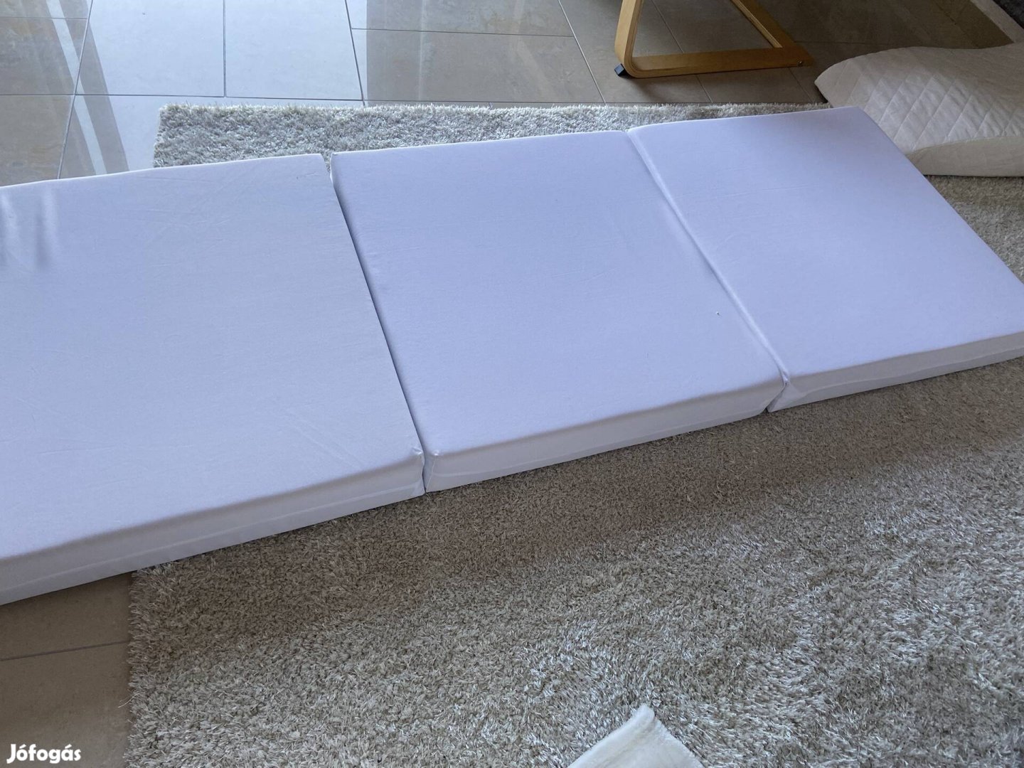 Szivacságy vendégágy fehér 65x195