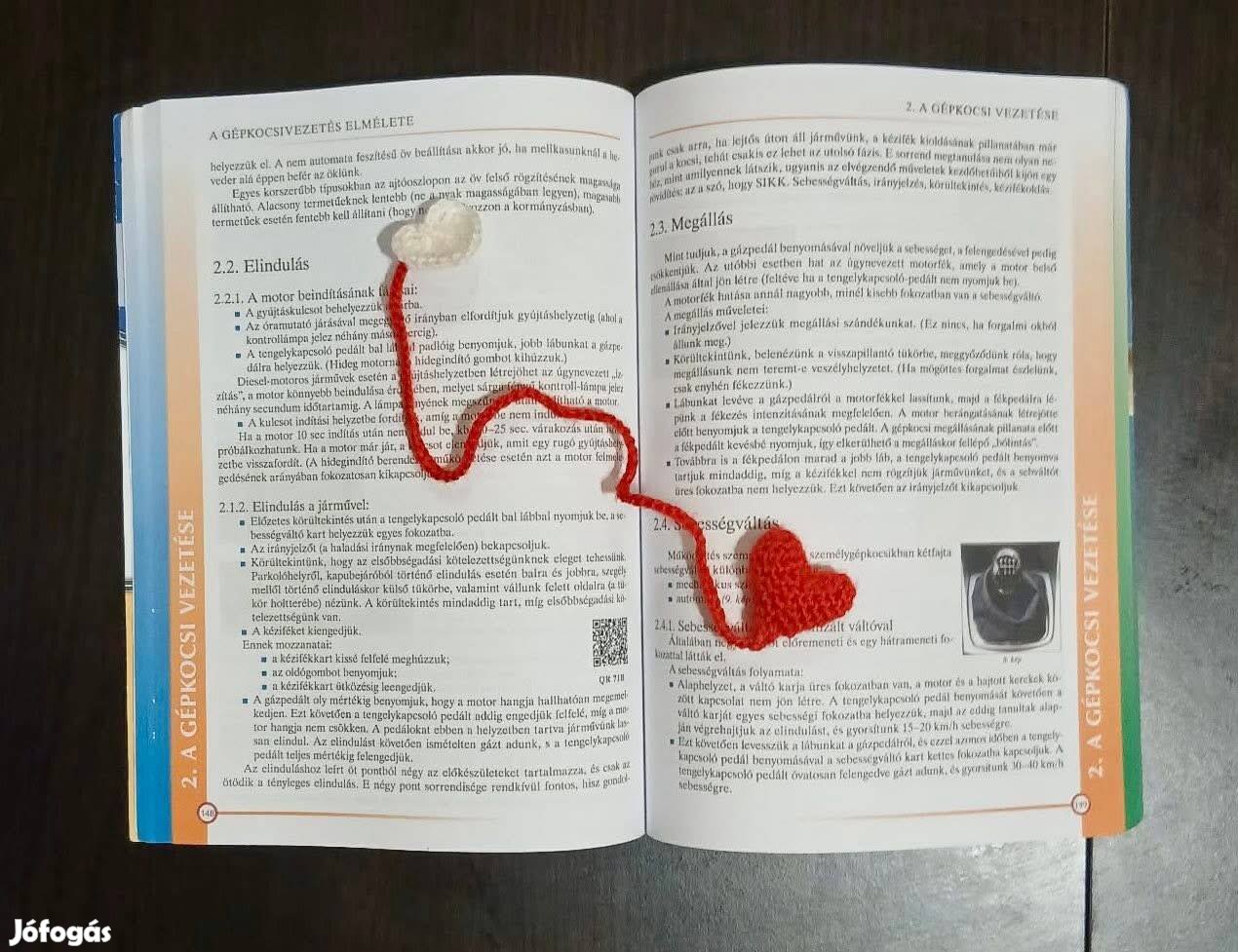 Szivecskés könyvjelző