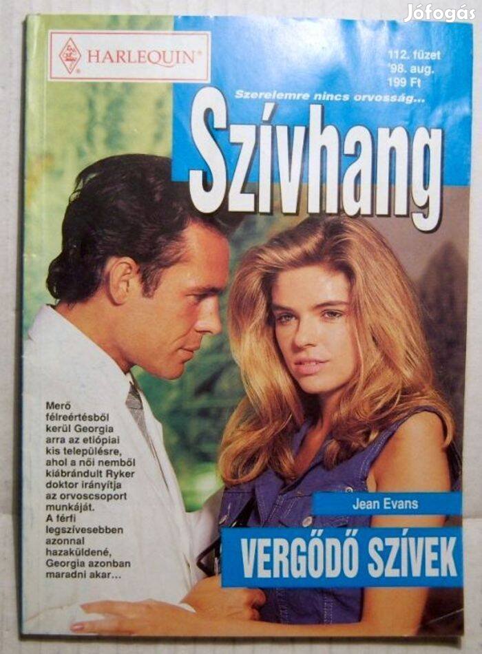 Szívhang 112. Vergődő Szívek (Jean Evans) 1998 (2kép+tartalom)