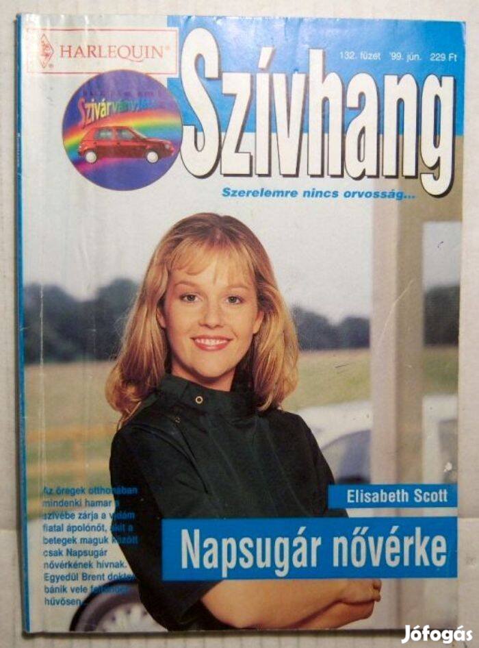 Szívhang 132. Napsugár Nővérke (Elisabeth Scott) 1999 (2kép+tartalom)