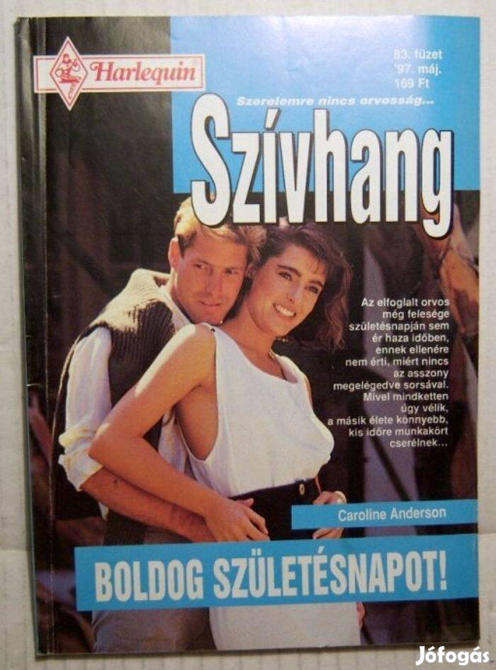 Szívhang 83. Boldog Születésnapot (Caroline Anderson) 1997 (2kép+tarta