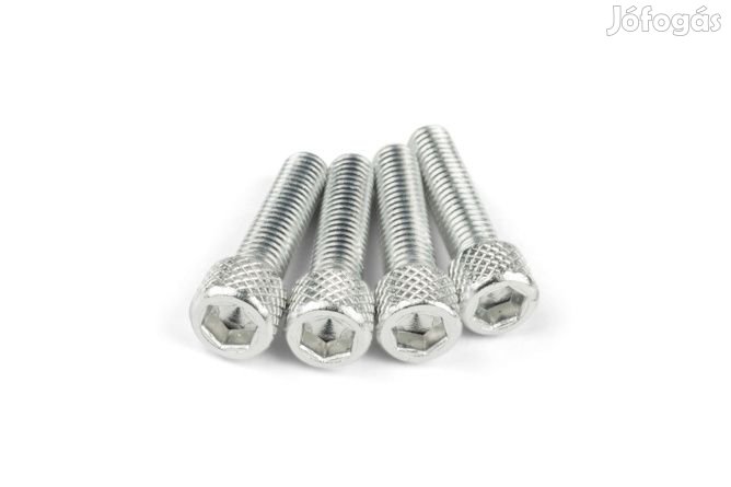 Szívócsavar készlet M6x25mm Alu Ezüst (x4)