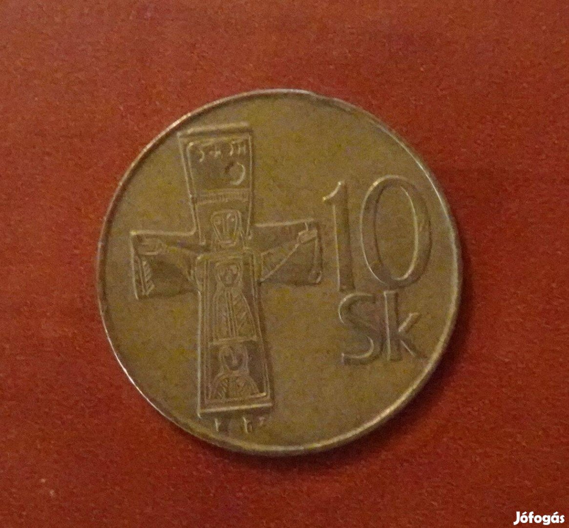 Szlovák 10 korona érme 1994