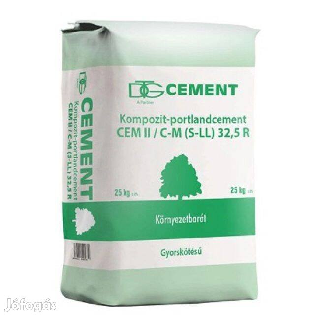 Szlovák cement CEM II/C-M 32,5 R kompozit portlandcement 25 kg