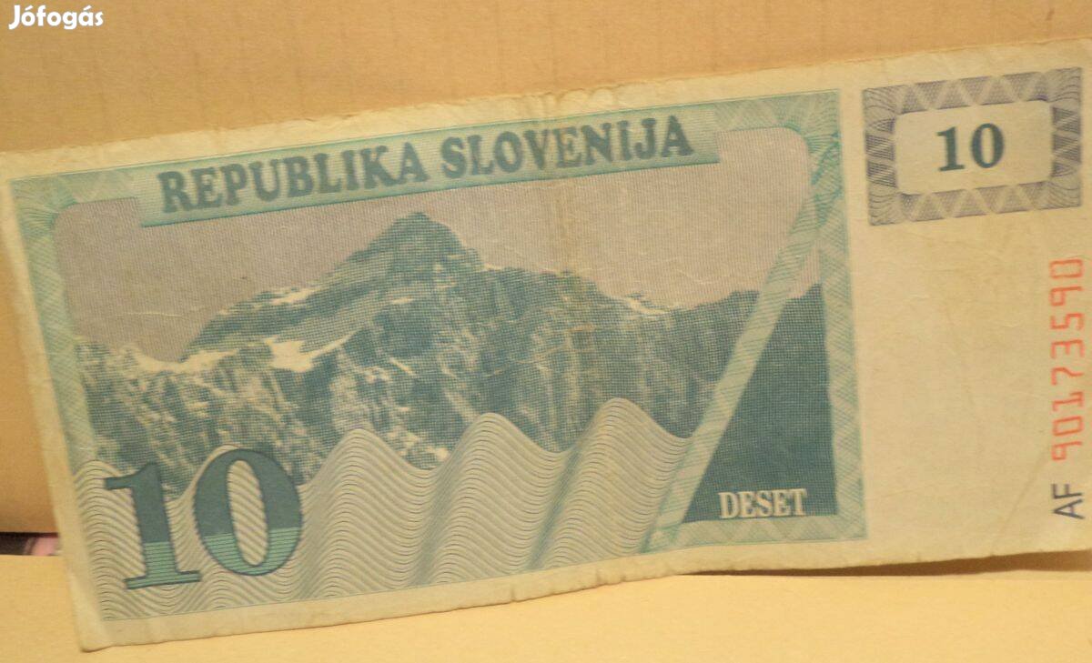 Szlovén papírpénz