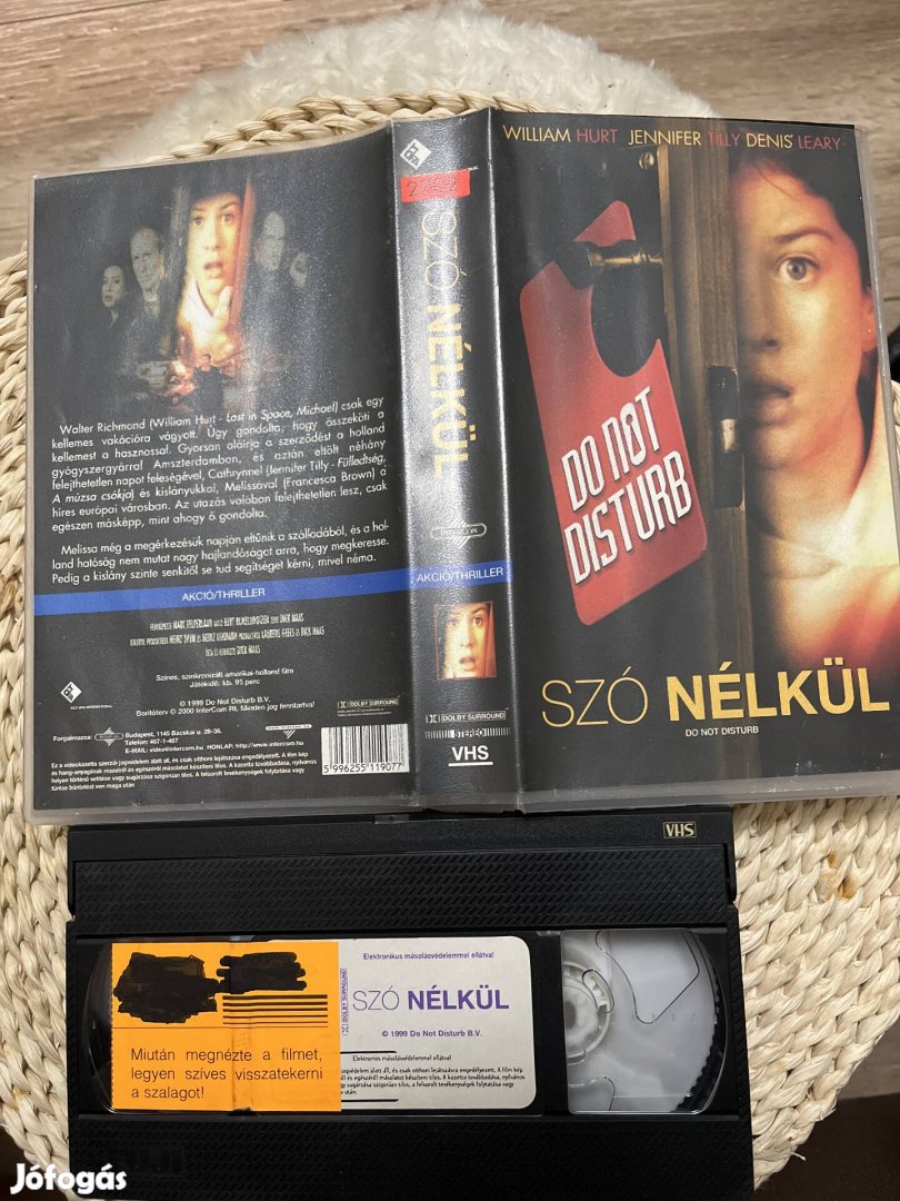 Szó nélkűl vhs film