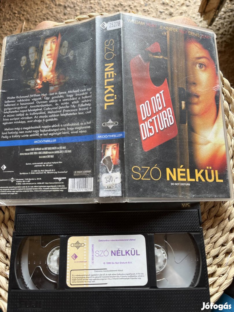 Szó nélkűl vhs kazetta