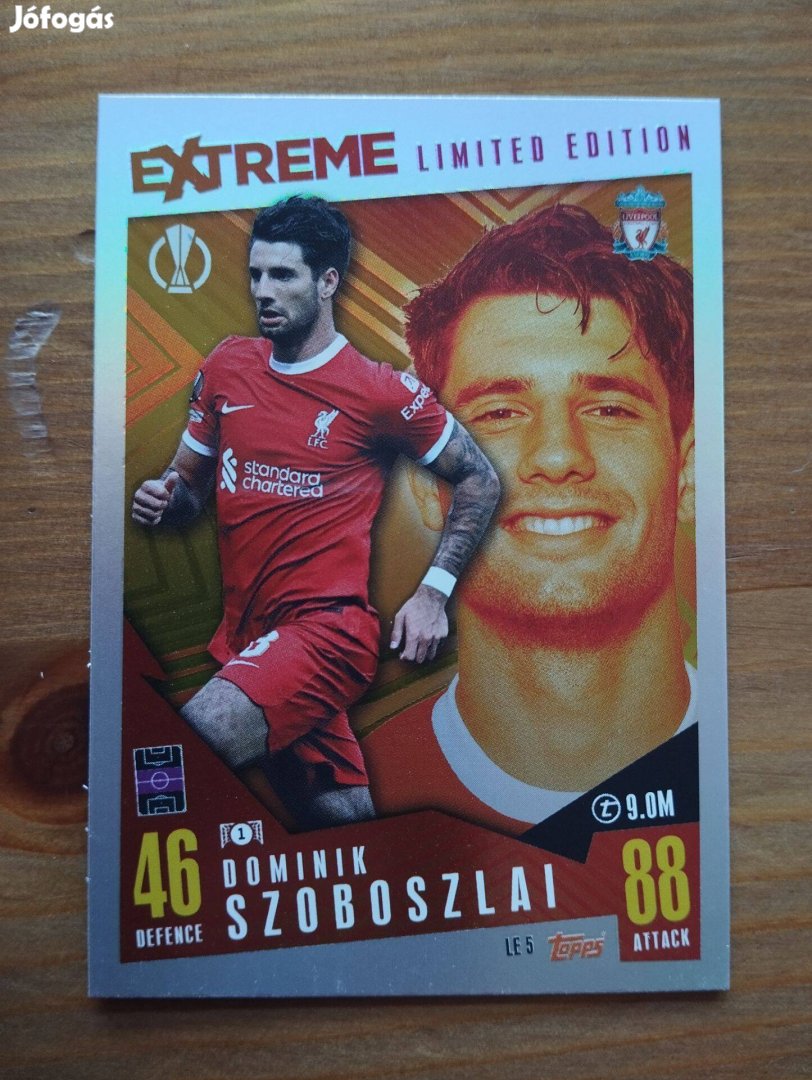 Szoboszlai D. (Liverpool) Limited Edition BL Extra 2023 kártya