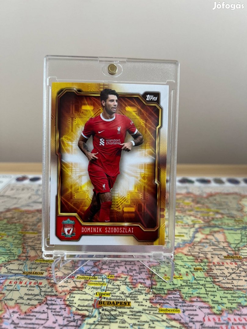 Szoboszlai Dominik Liverpool Team Set focis kártya, sportkártya