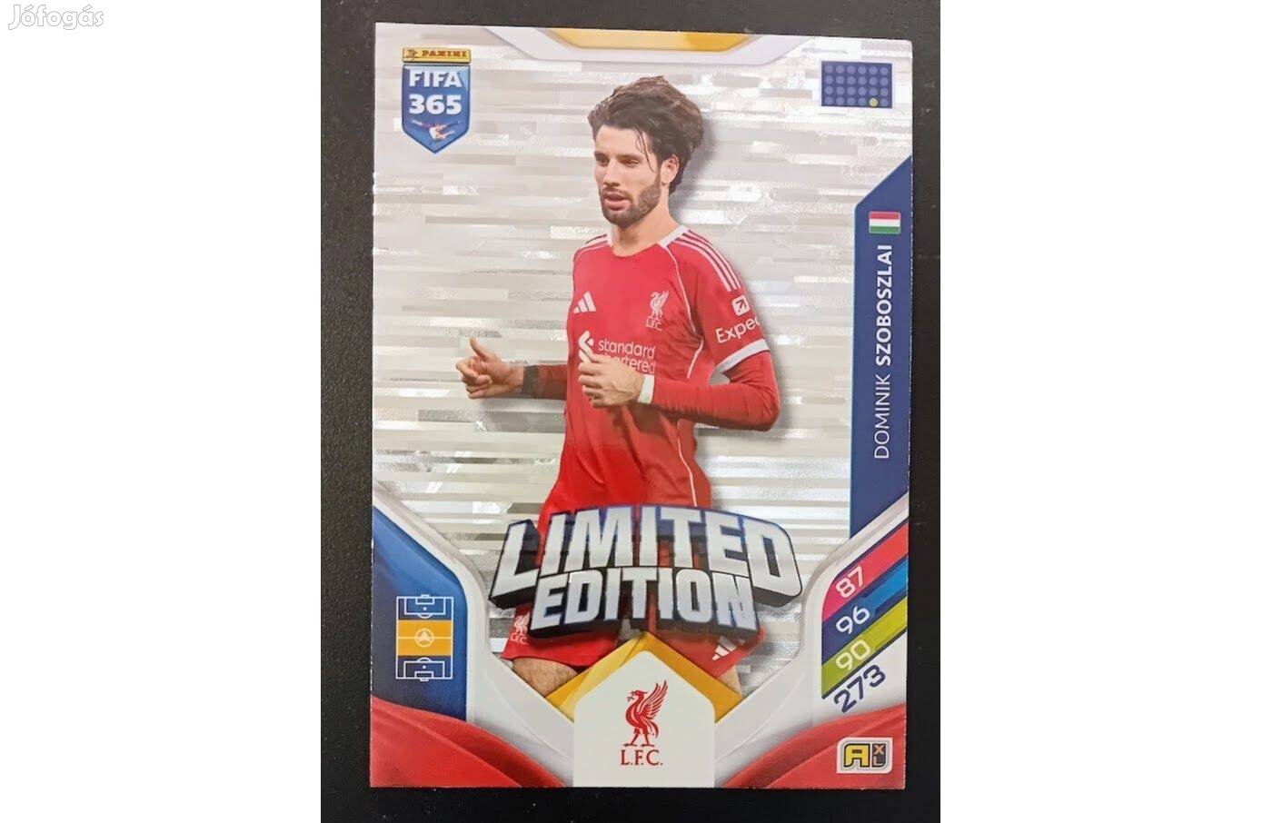 Szoboszlai Dominik Liverpool XXL focis kártya Panini FIFA