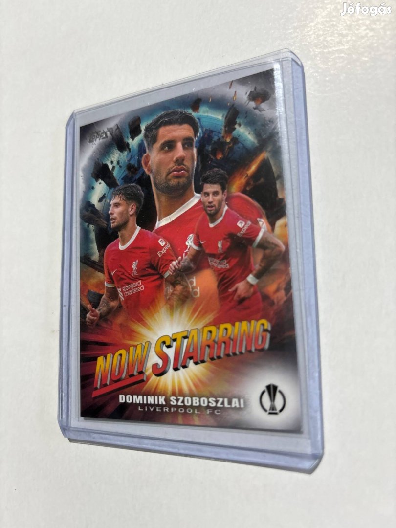 Szoboszlai Dominik Liverpool focis kártya