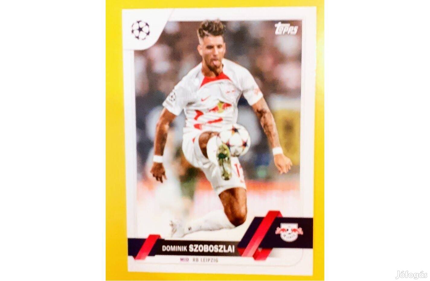 Szoboszlai Dominik RB Leipzig focis kártya 2022-23 Topps UCC