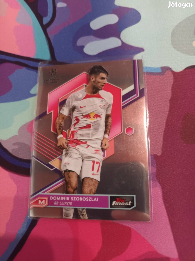 Szoboszlai Dominik Topps Finest focis kártya