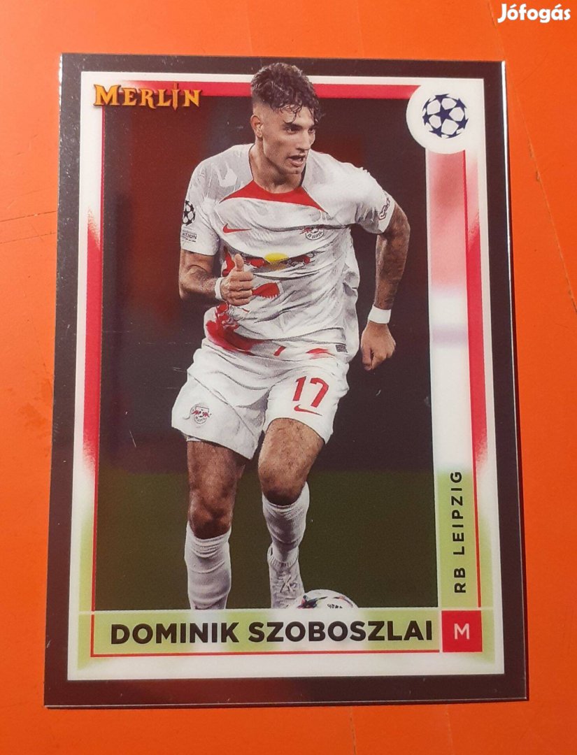 Szoboszlai Dominik Topps Merlin focis kártya