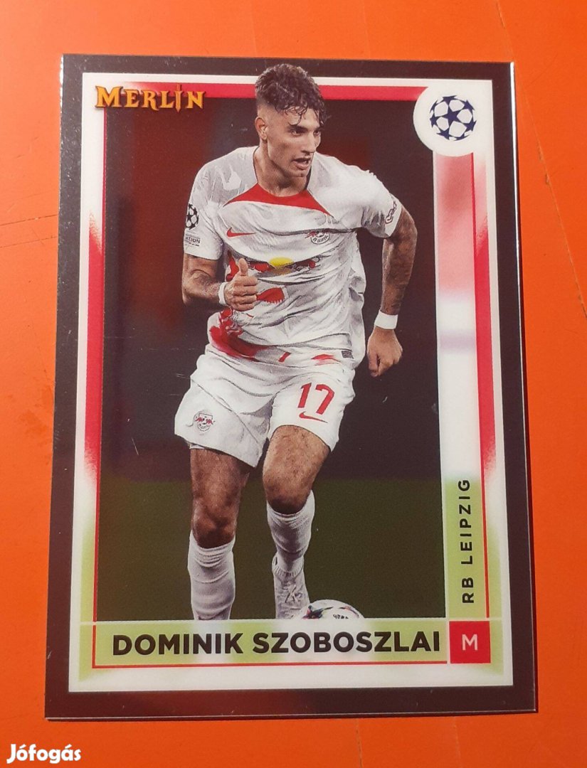 Szoboszlai Dominik Topps Merlin focis kártya