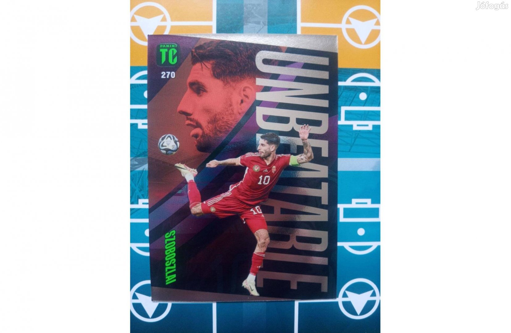 Szoboszlai Dominik Unbeatable Panini Top Class 2024 focis kártya