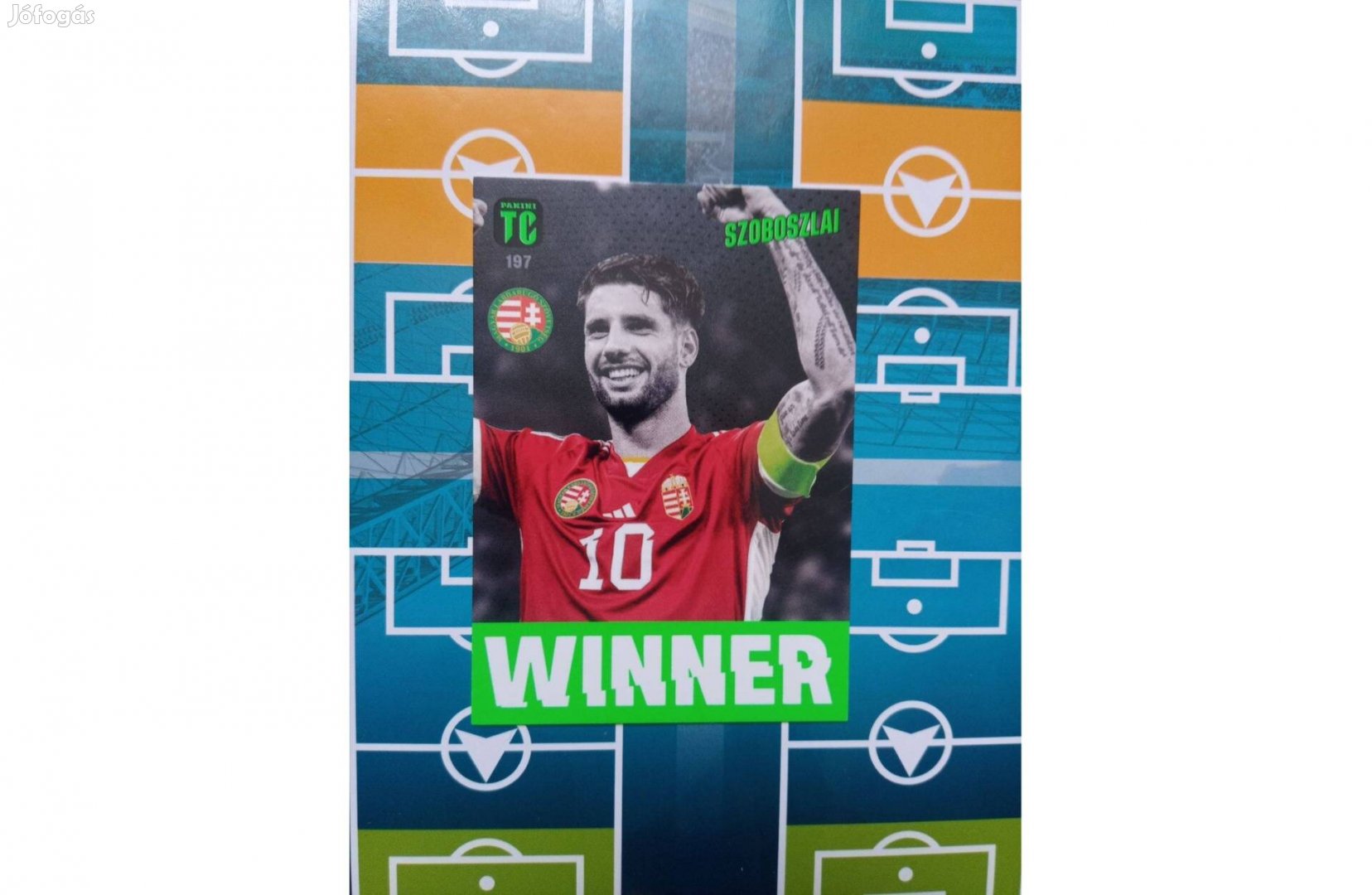 Szoboszlai Dominik Winner Panini Top Class 2024 focis kártya