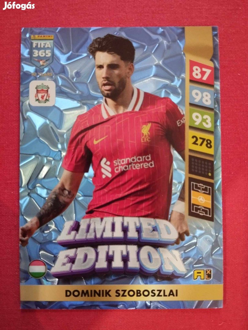 Szoboszlai Dominik (Liverpool) FIFA 365 2025 Limited Edition kártya