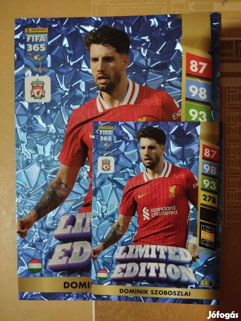 Szoboszlai Dominik (Liverpool) FIFA 365 2025 XXL Limited focis kártya