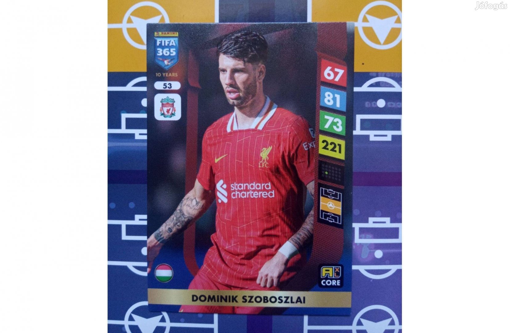 Szoboszlai Dominik (Liverpool) Fifa 365 2025 focis kártya