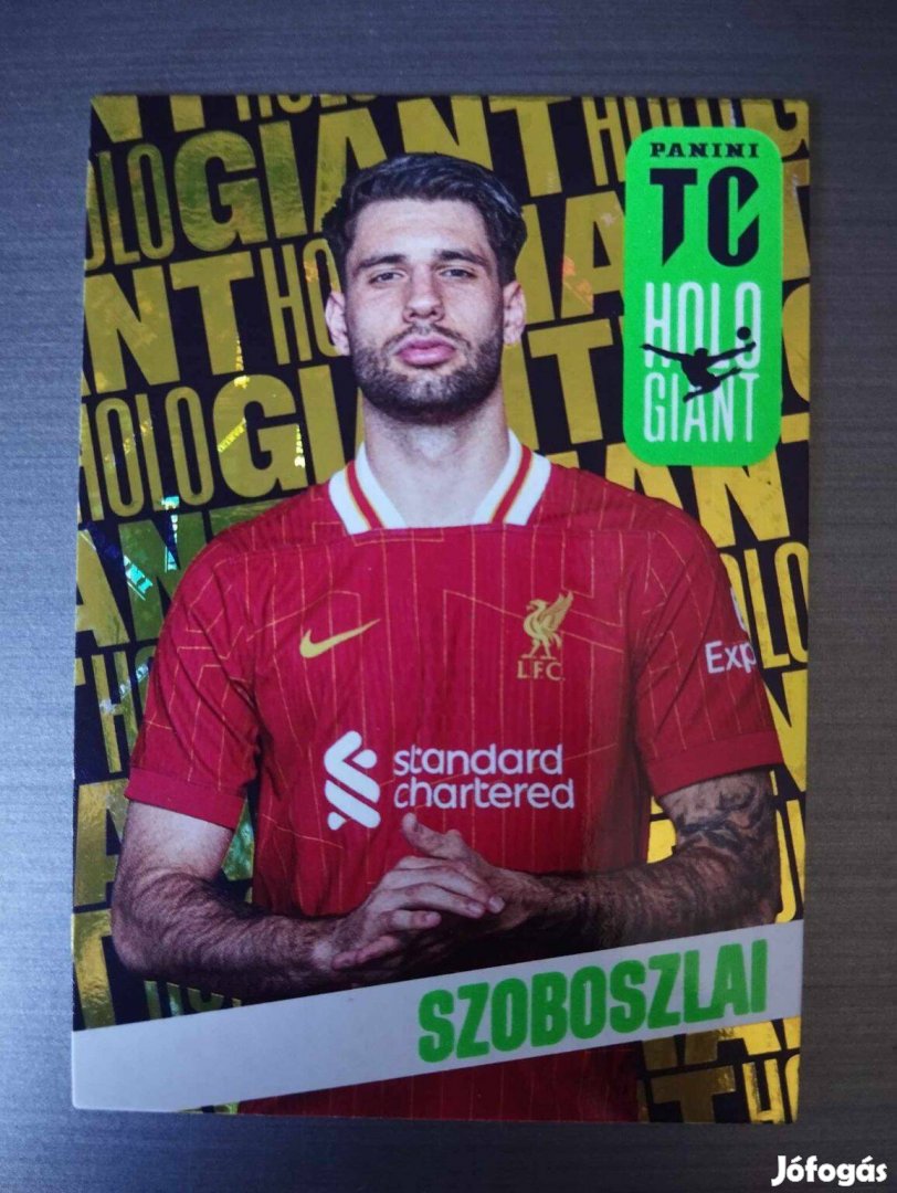 Szoboszlai Dominik (Liverpool) Holo Giant Top Class 2025 focis kártya