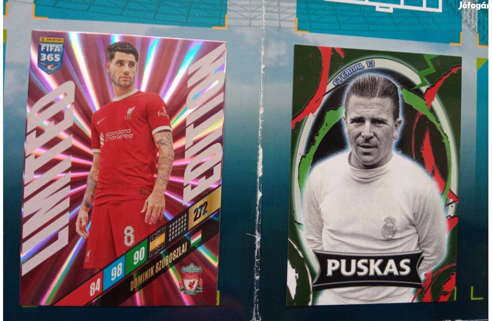 Szoboszlai Dominik (Magyarország Liverpool) Puskás Ferenc focis kártya
