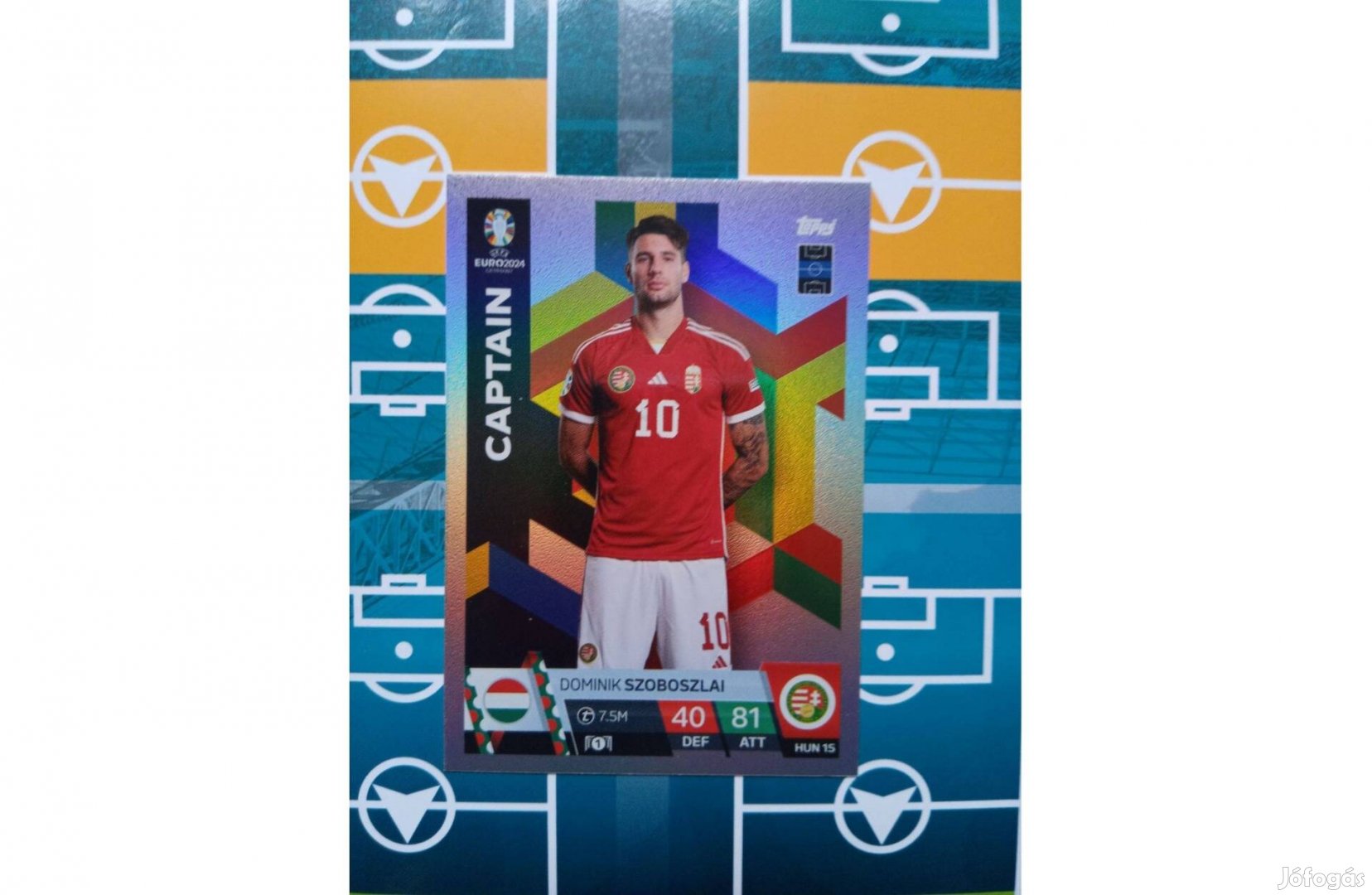 Szoboszlai Dominik (Magyarország) Match Attax UEFA Euro 2024 kártya