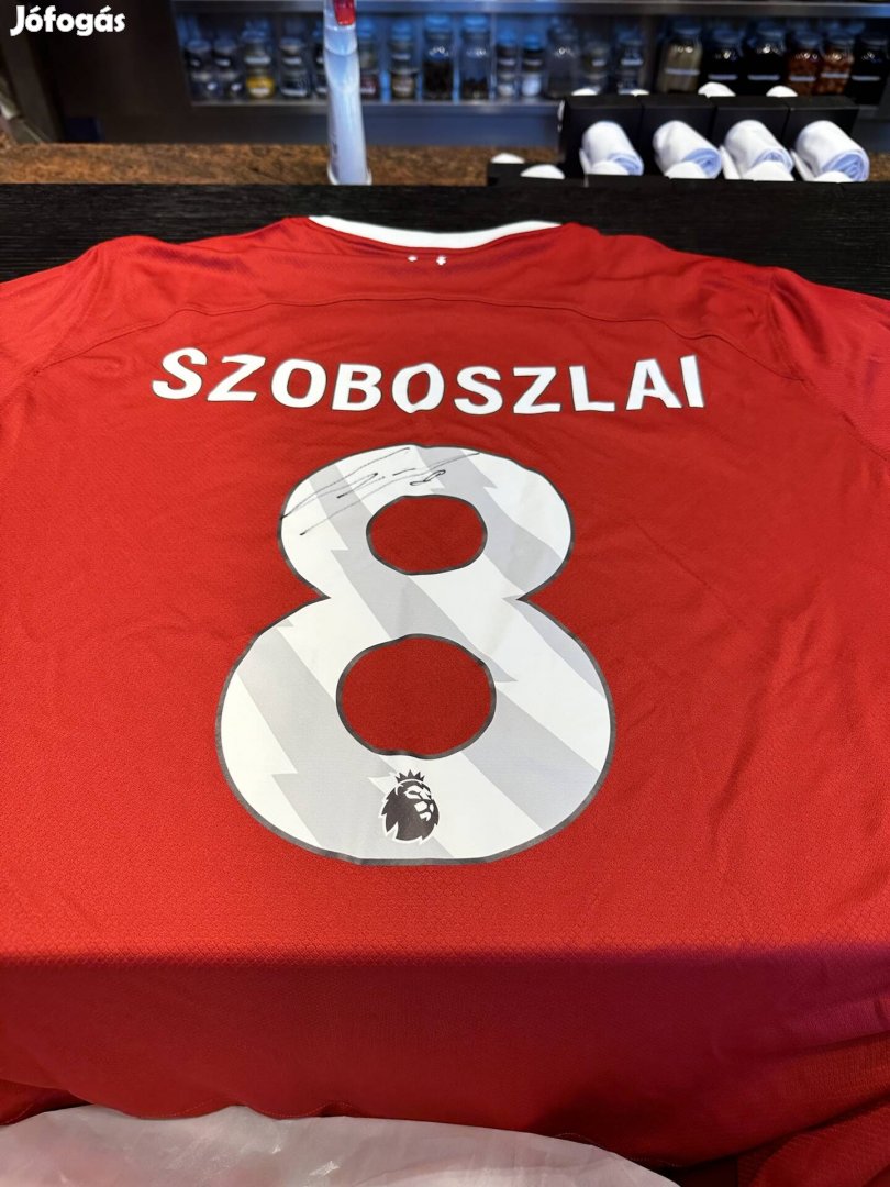 Szoboszlai Dominik dedikált Nike Liverpool mez